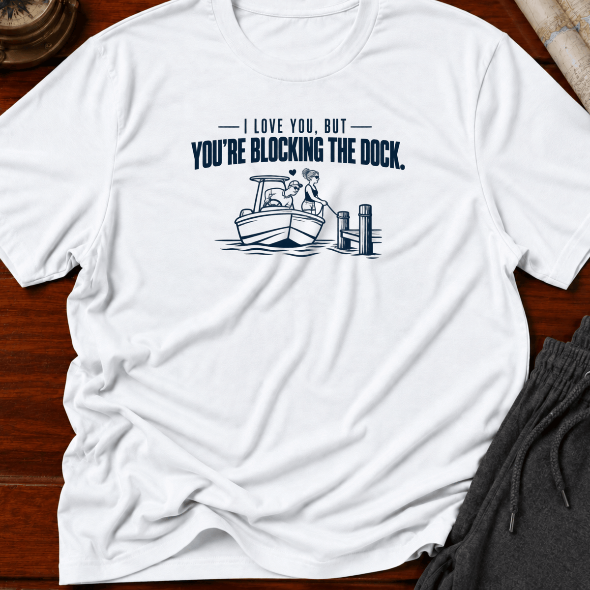 Blocking the Dock  T-shirt