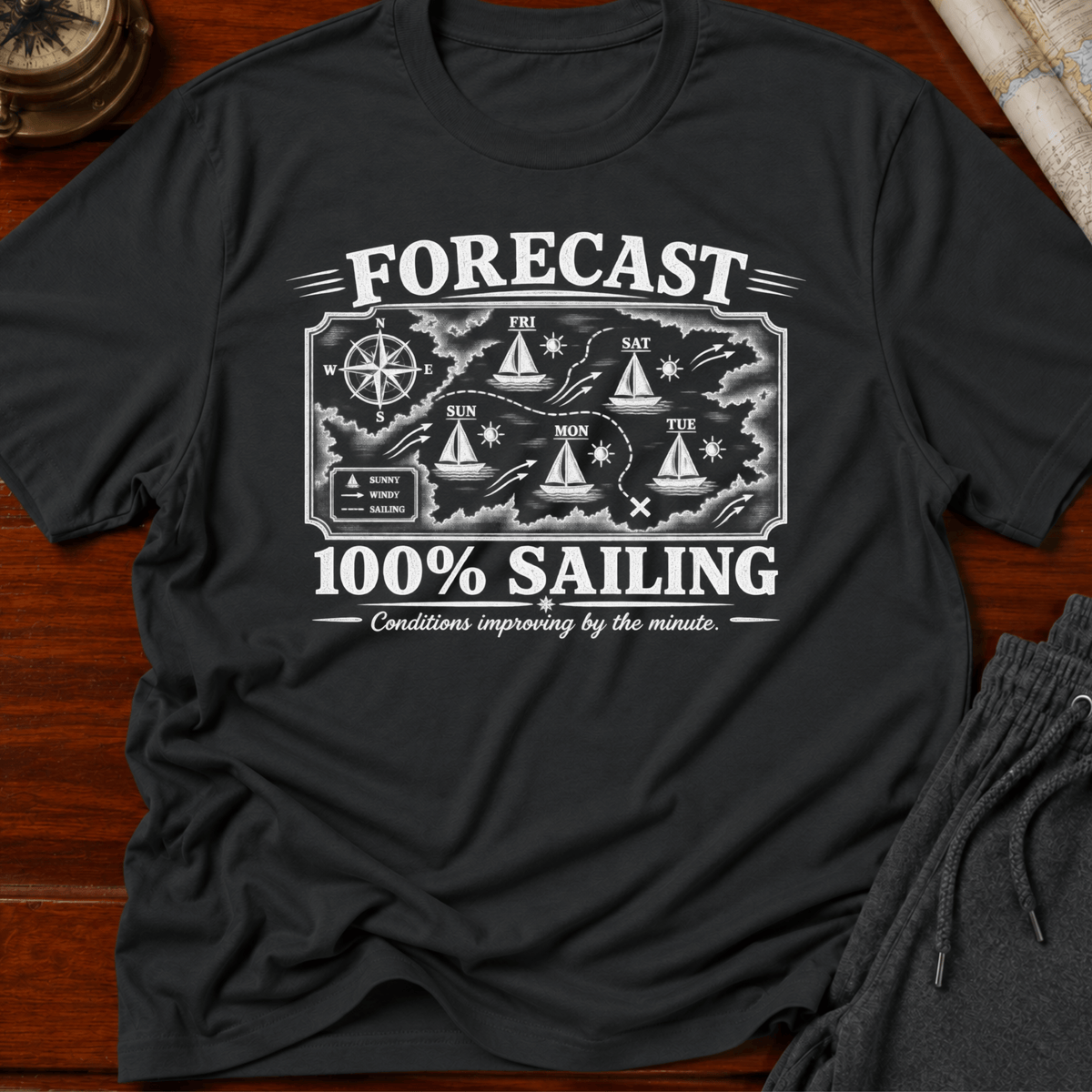 Forcast 100% Sailing T-Shirt