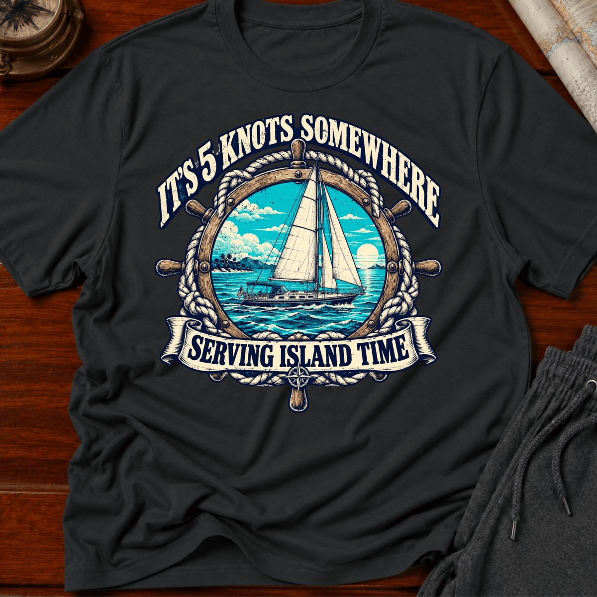 Serving Island Time T-shirt