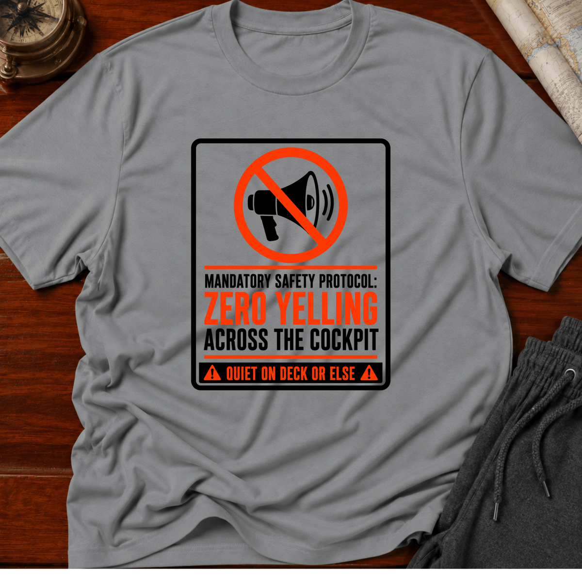 Zero Yelling Across the Cockpit T-Shirt