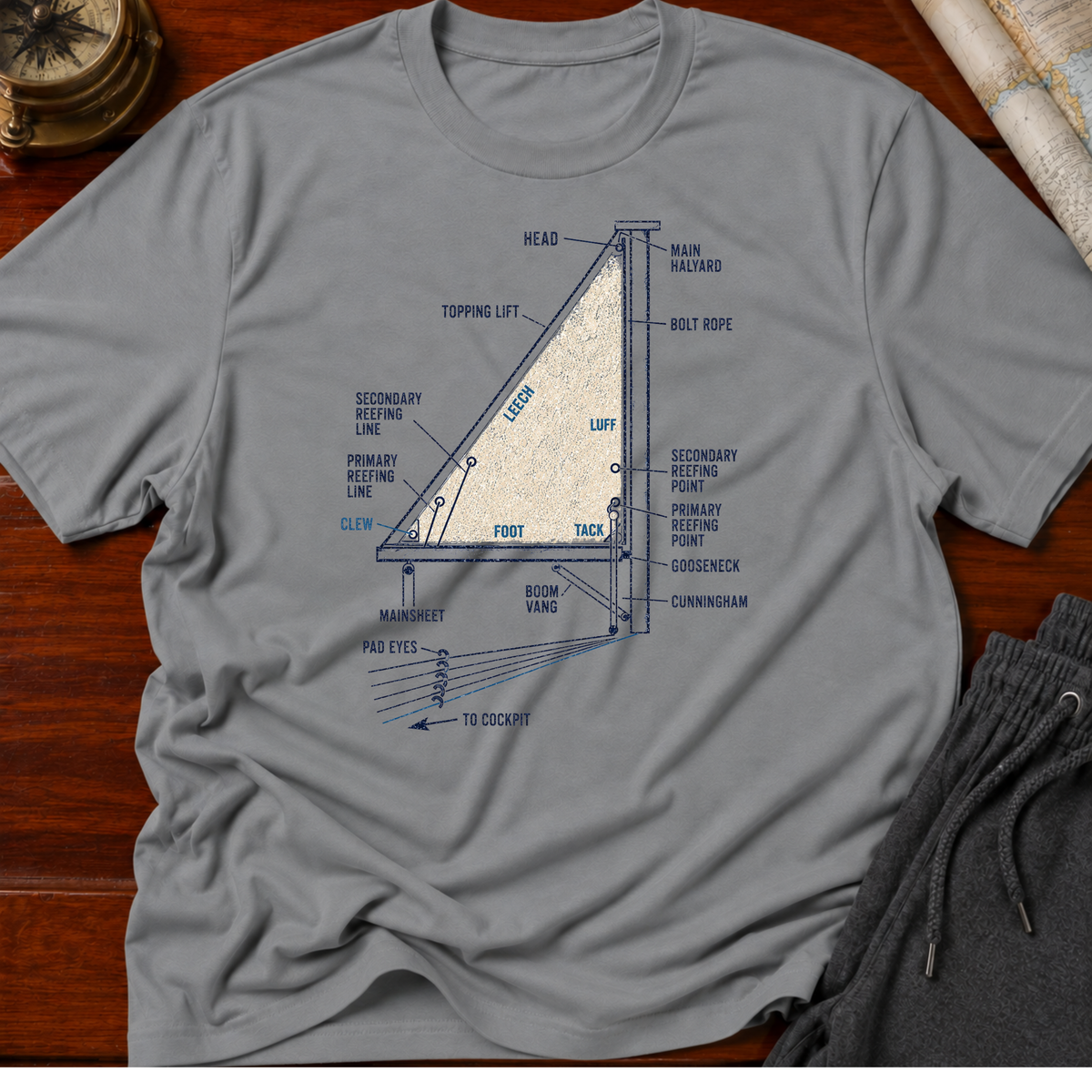 Sail Components faded sail T-Shirt