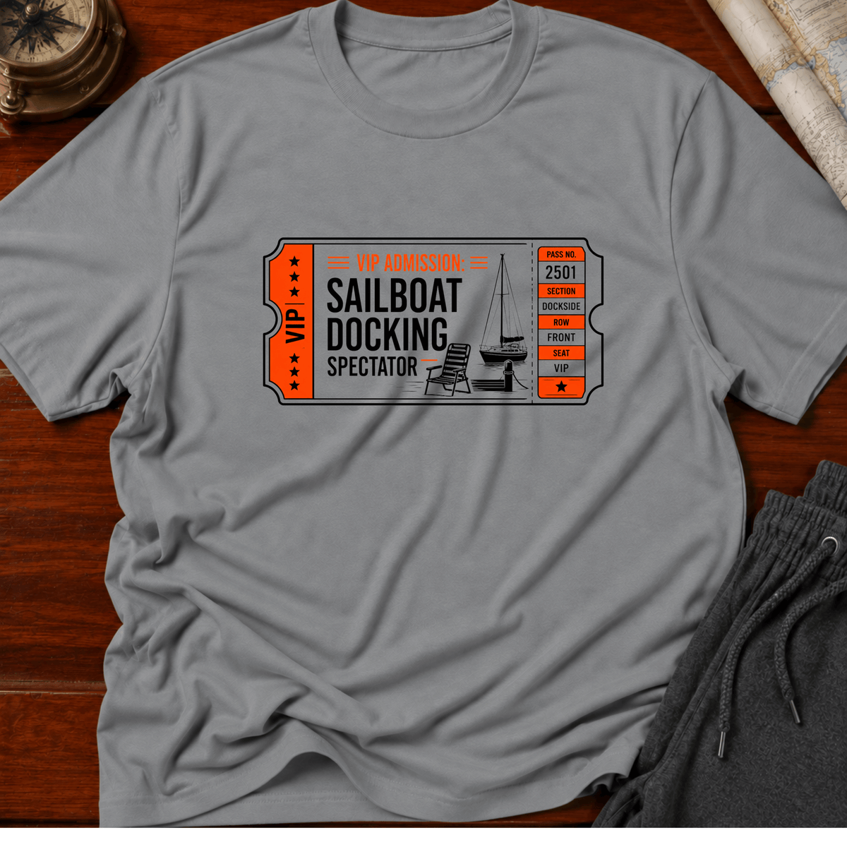VIP Sailboat Docking T-Shirt