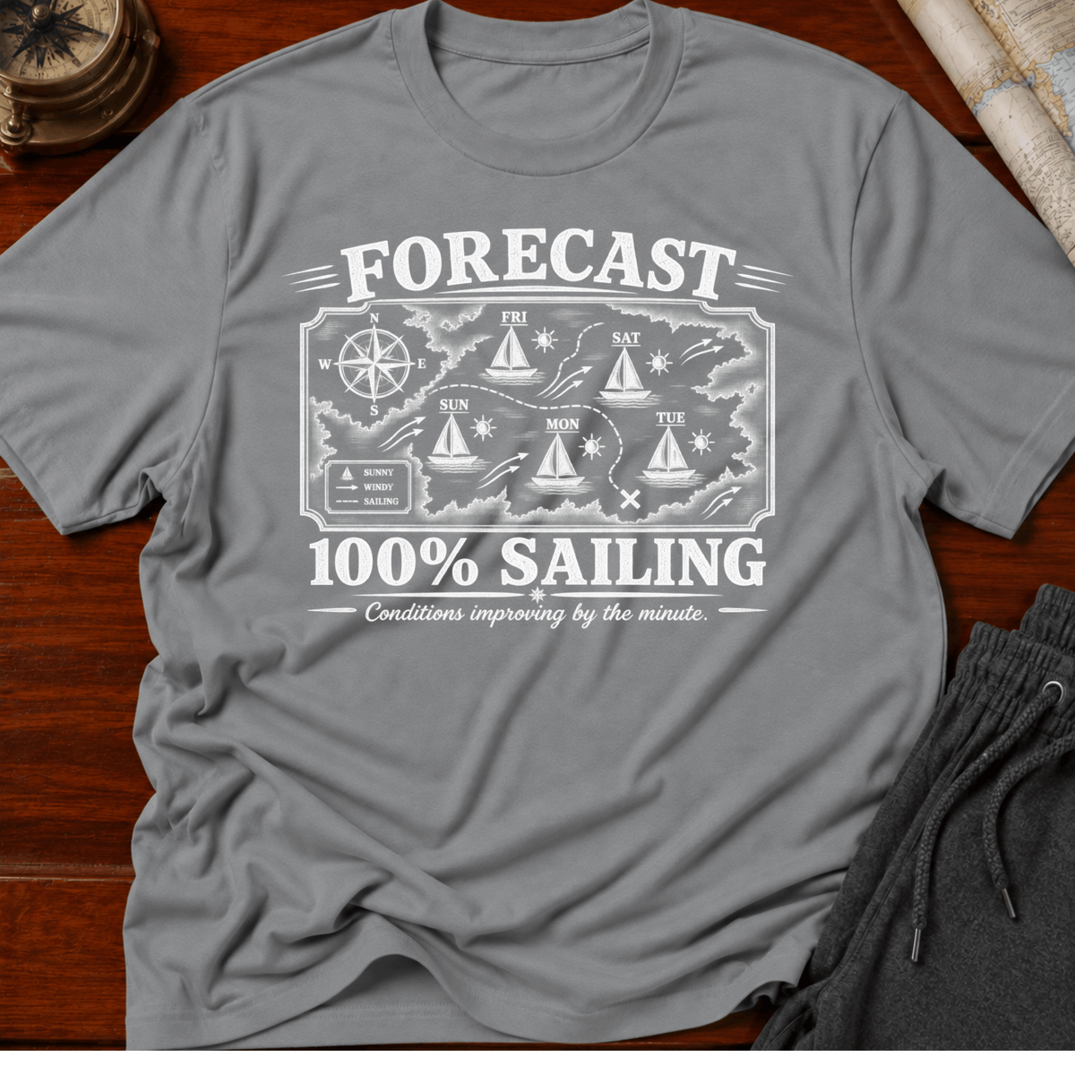 Forcast 100% Sailing T-Shirt
