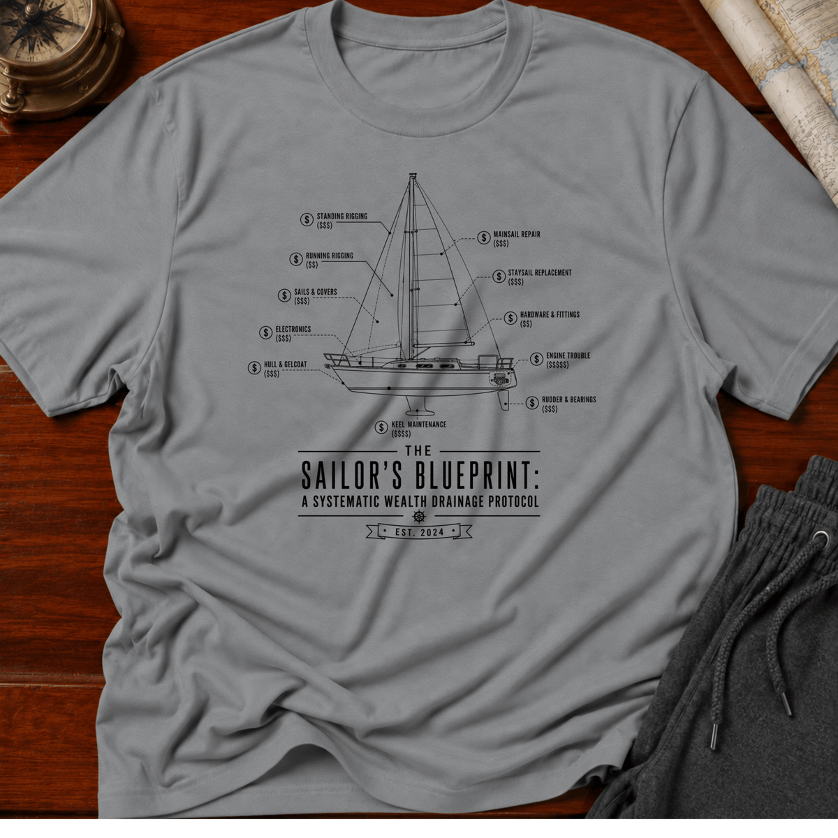 Sailors Blueprint T-Shirt