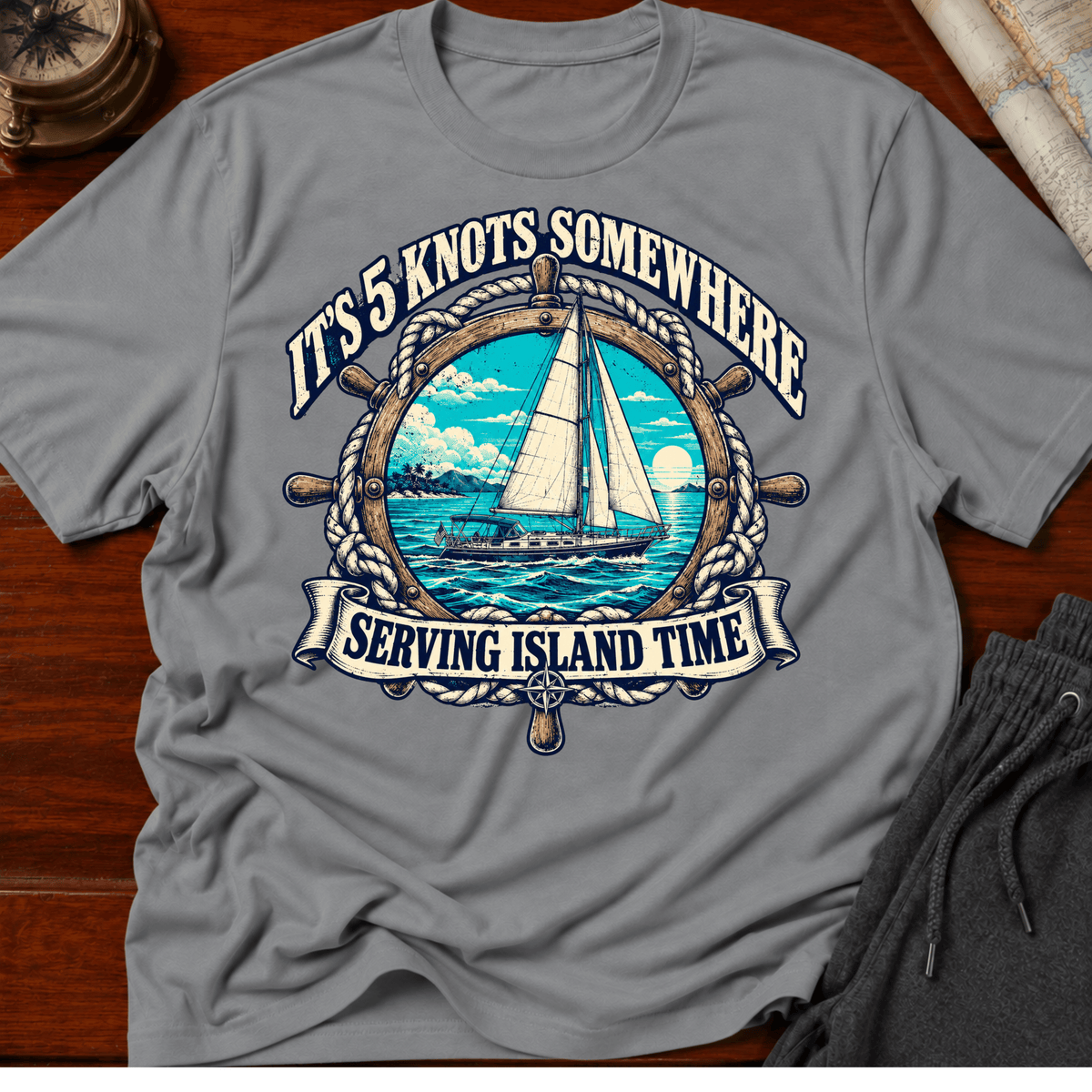 Serving Island Time T-shirt