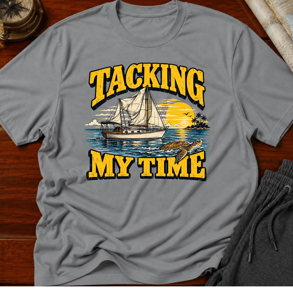 Tacking my Time T-shirt