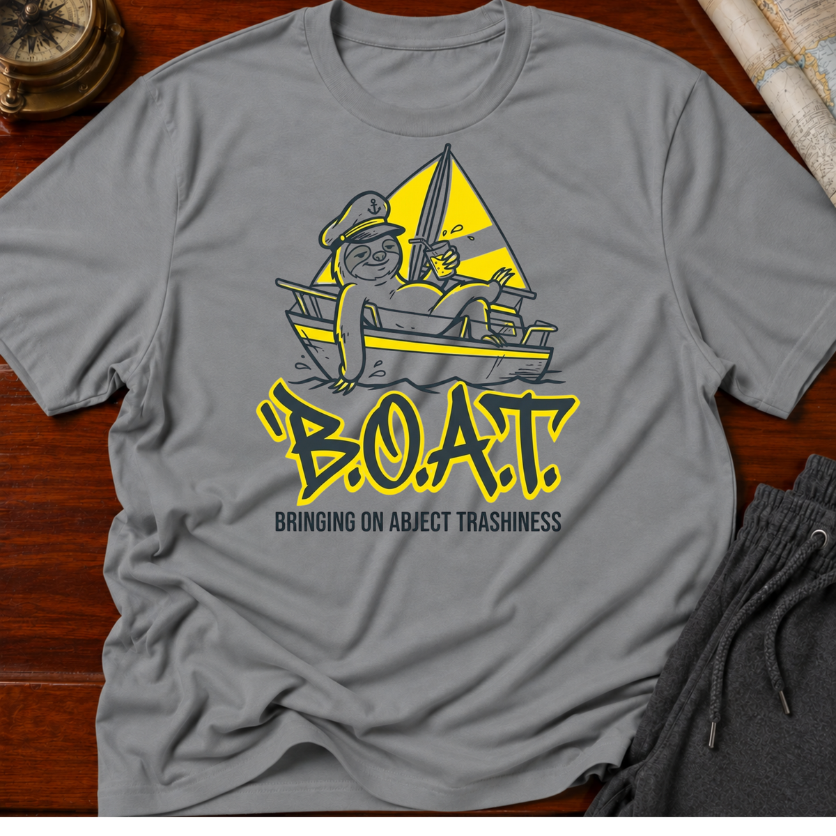 Boat Sloth T-Shirt