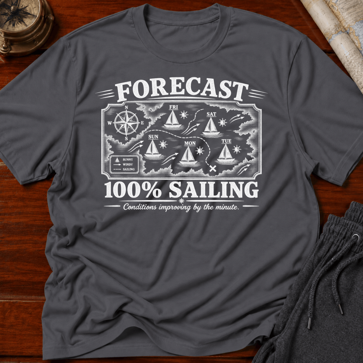 Forcast 100% Sailing T-Shirt
