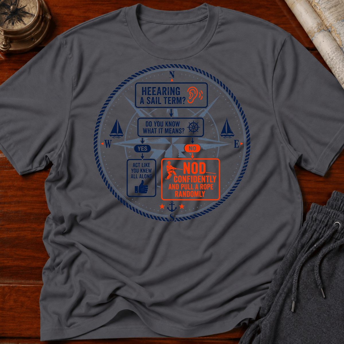 Nod and pull rope T-Shirt