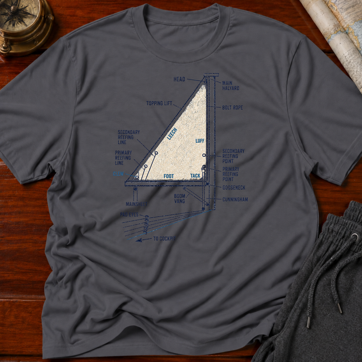 Sail Components faded sail T-Shirt