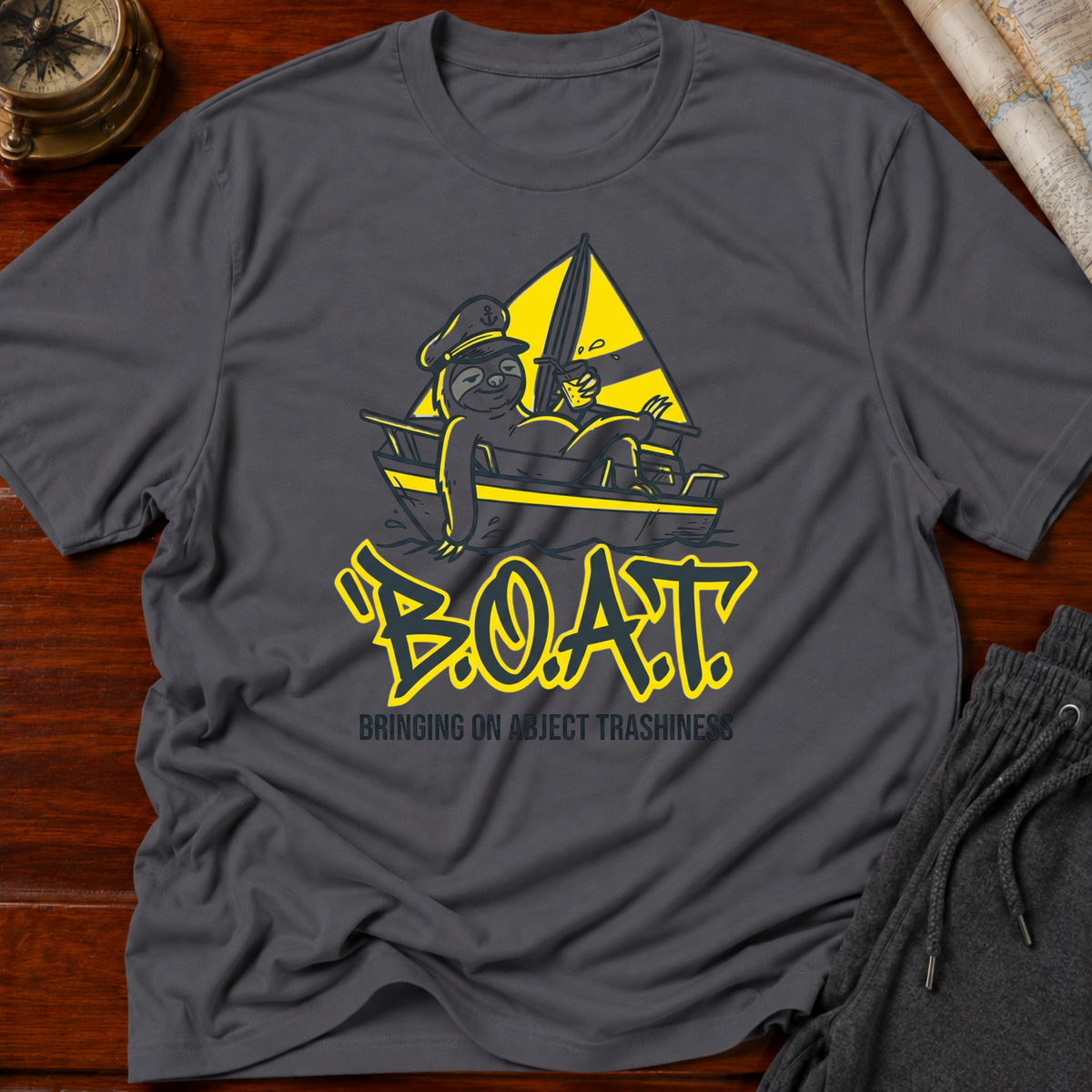 Boat Sloth T-Shirt