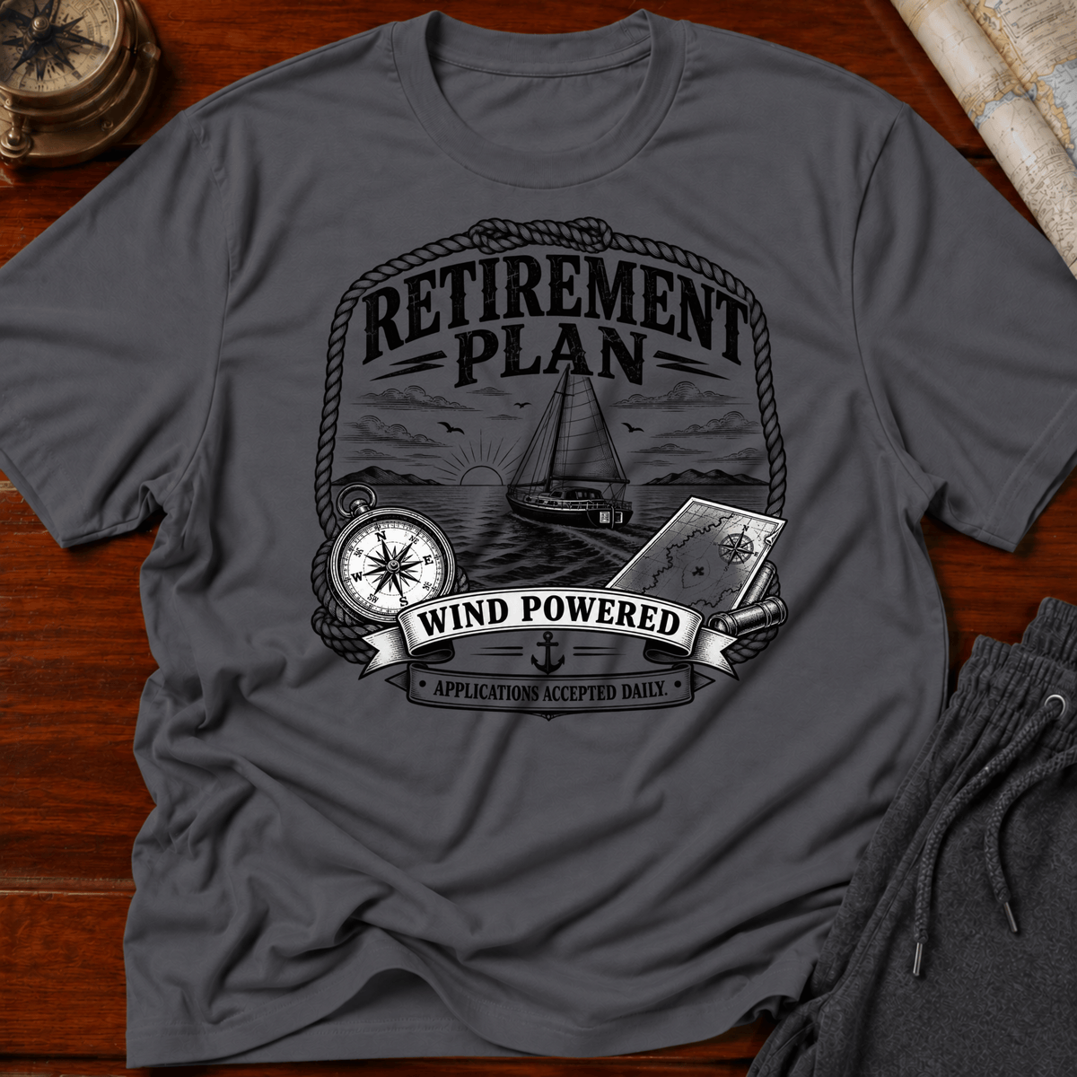 Retirement Powered by Wind T-Shirt