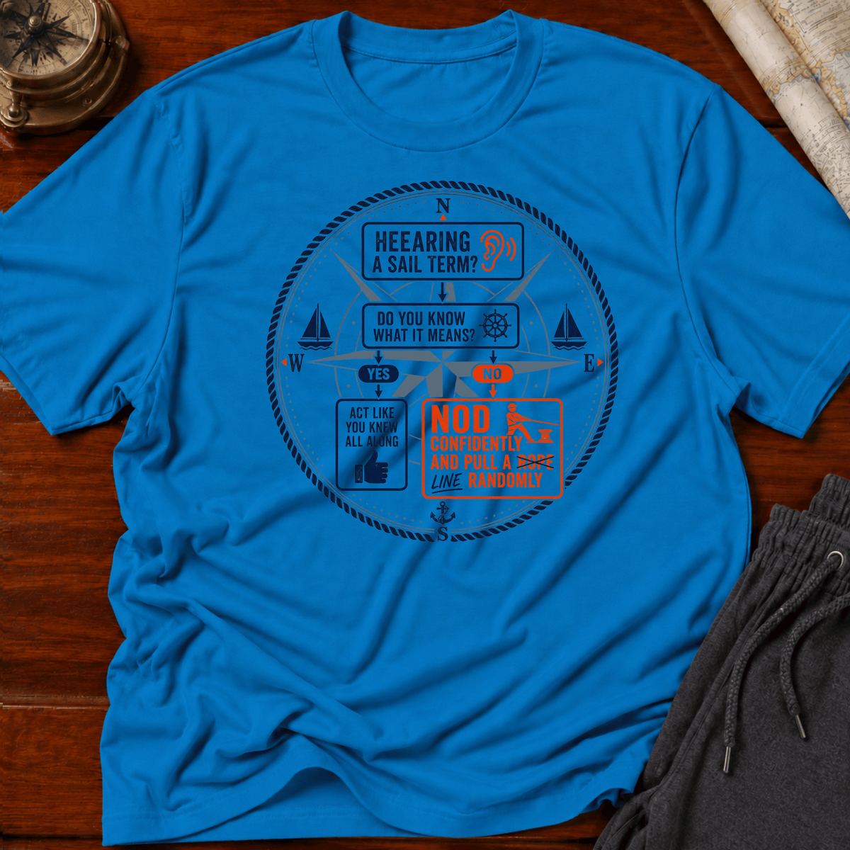 Nod and pull line T-Shirt