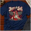 Born to Sail Electric Guitar T-Shirt