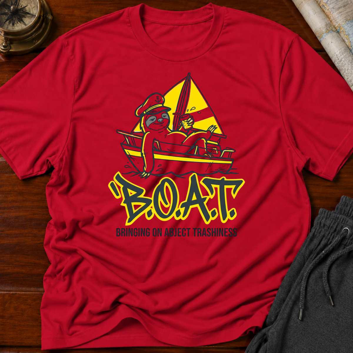 Boat Sloth T-Shirt