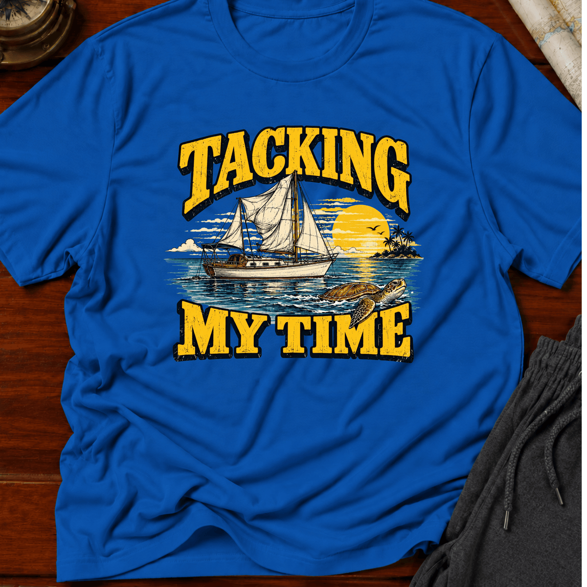 Tacking my Time T-shirt