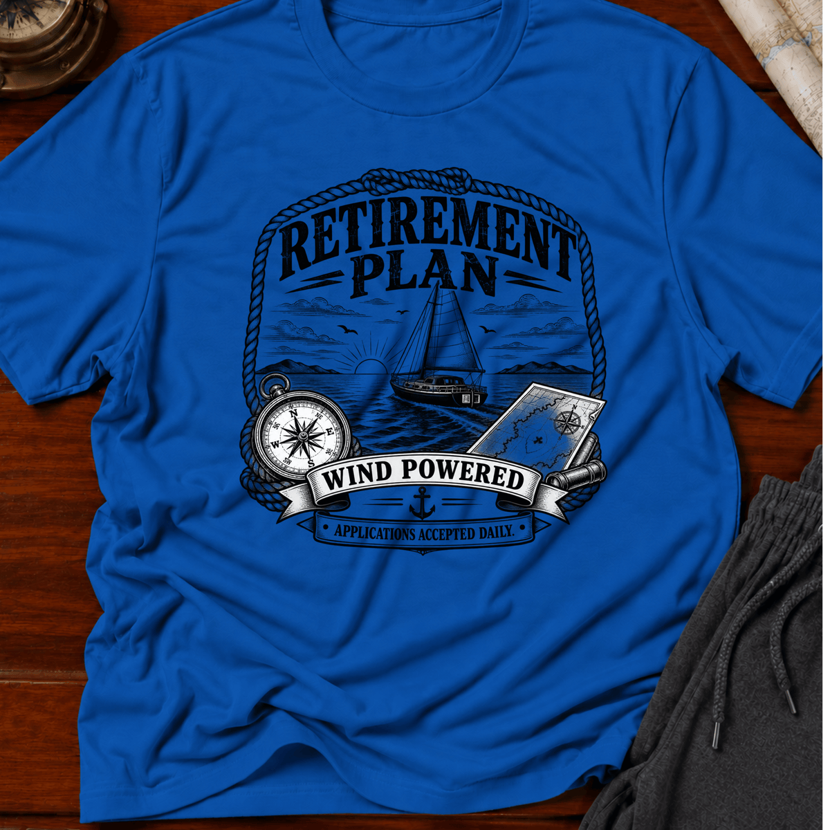Retirement Powered by Wind T-Shirt