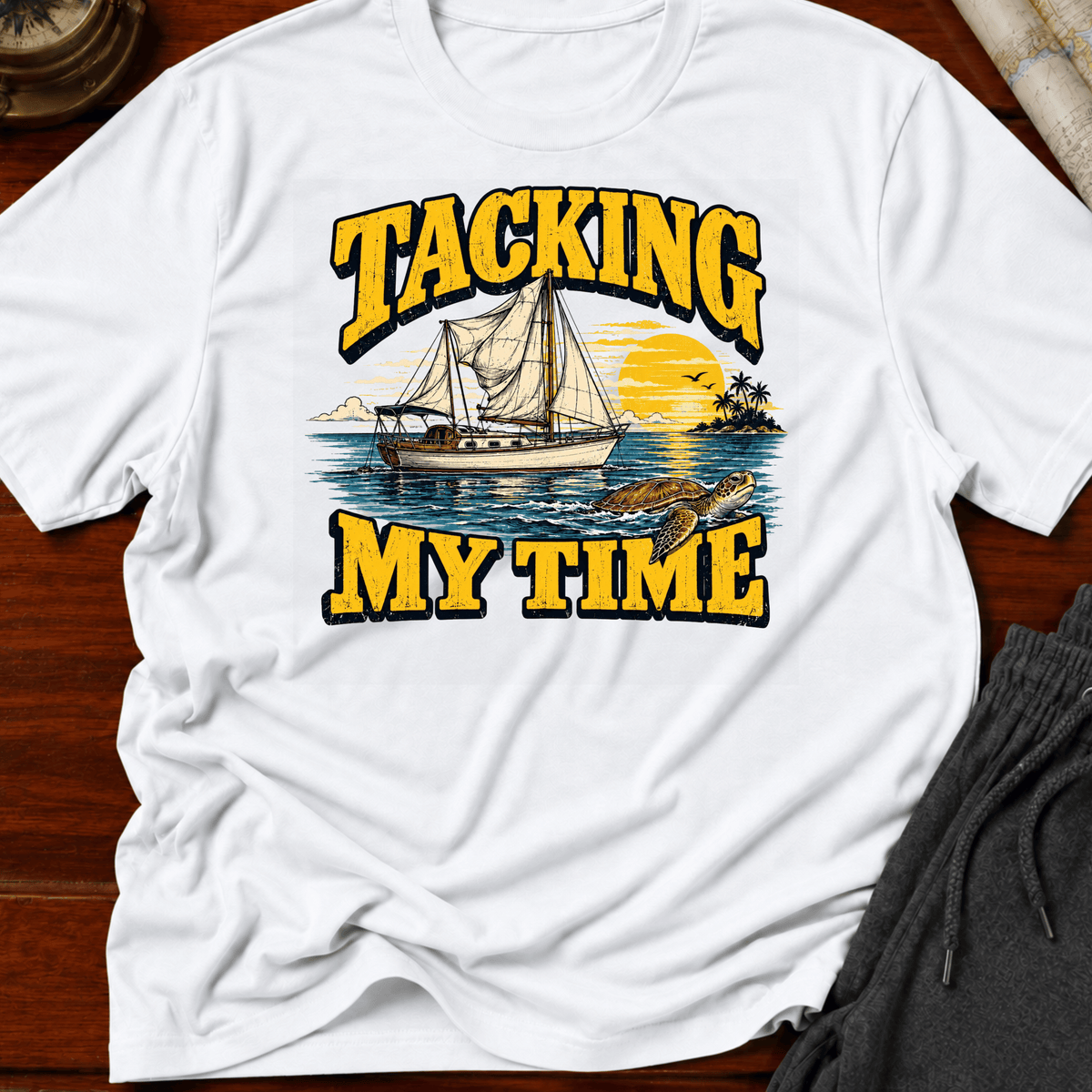 Tacking my Time T-shirt