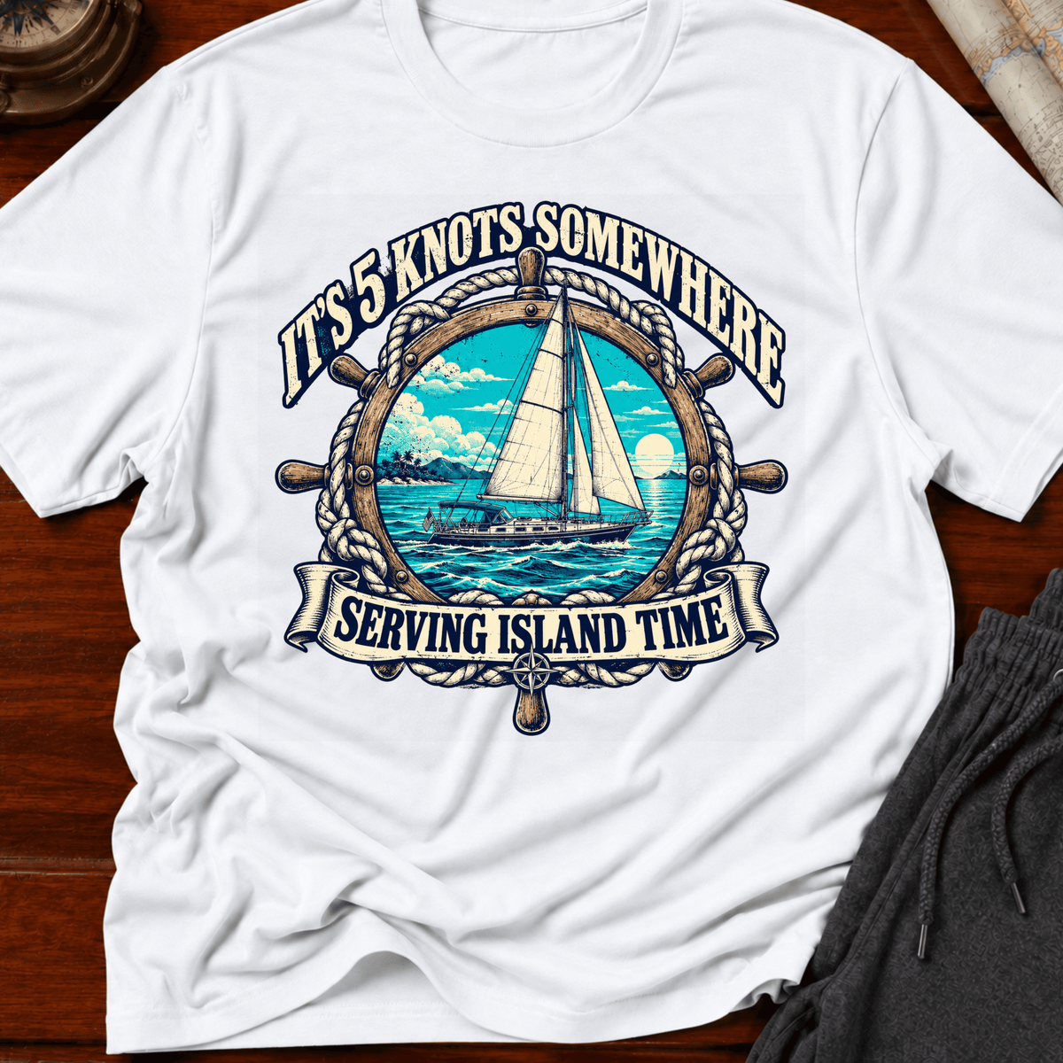 Serving Island Time T-shirt