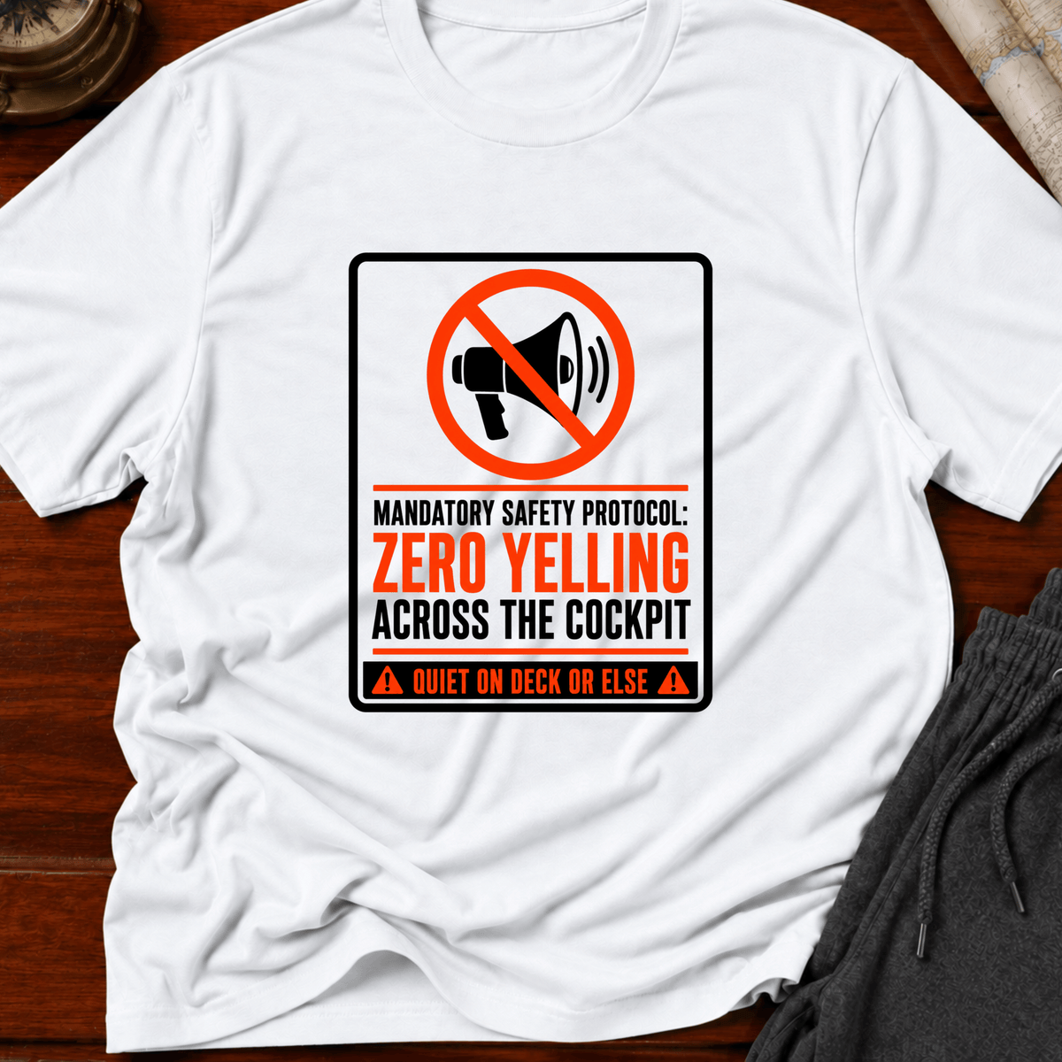 Zero Yelling Across the Cockpit T-Shirt